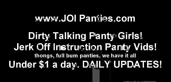  I put on a special pair of panties to tease you with JOI